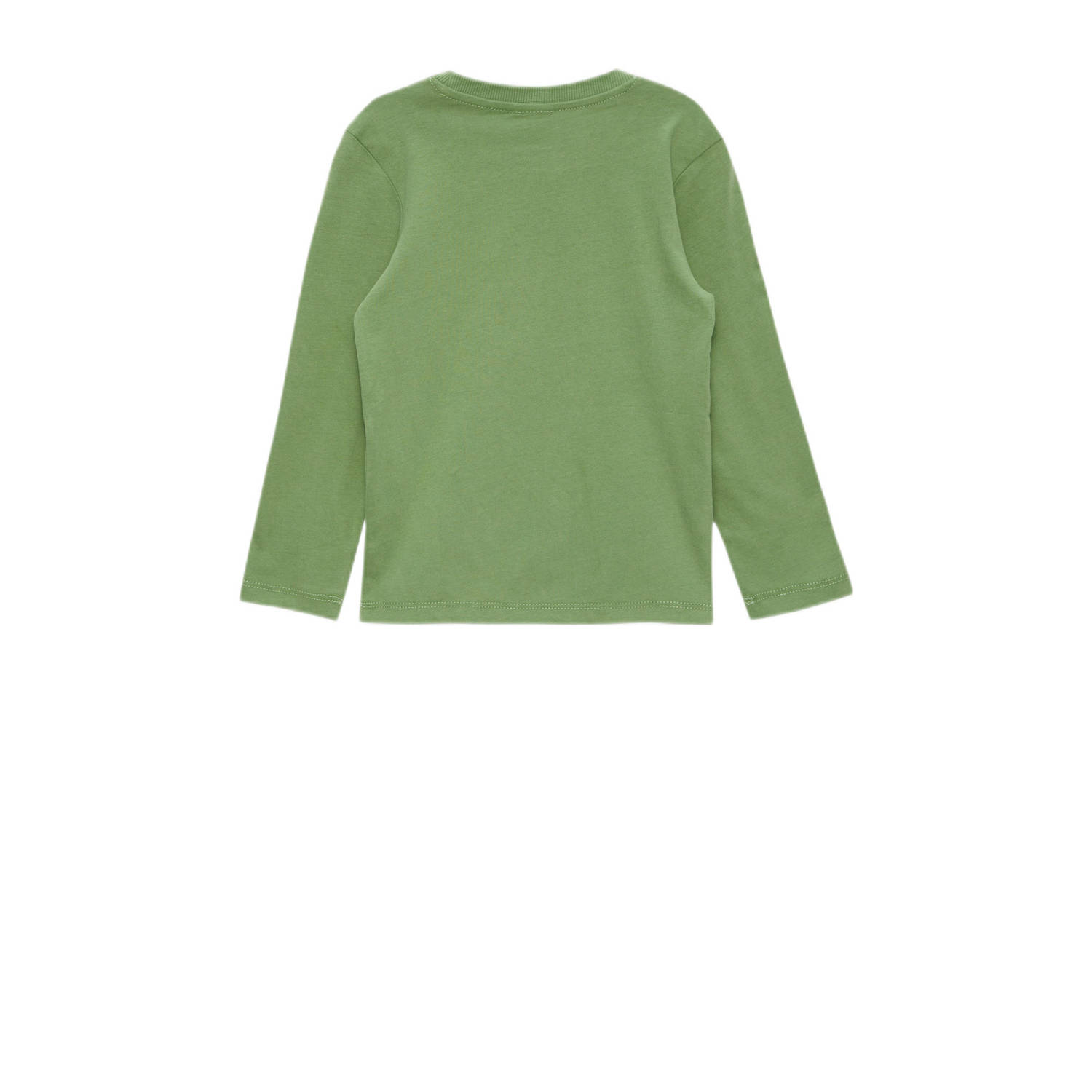 s.Oliver longsleeve met printopdruk groen
