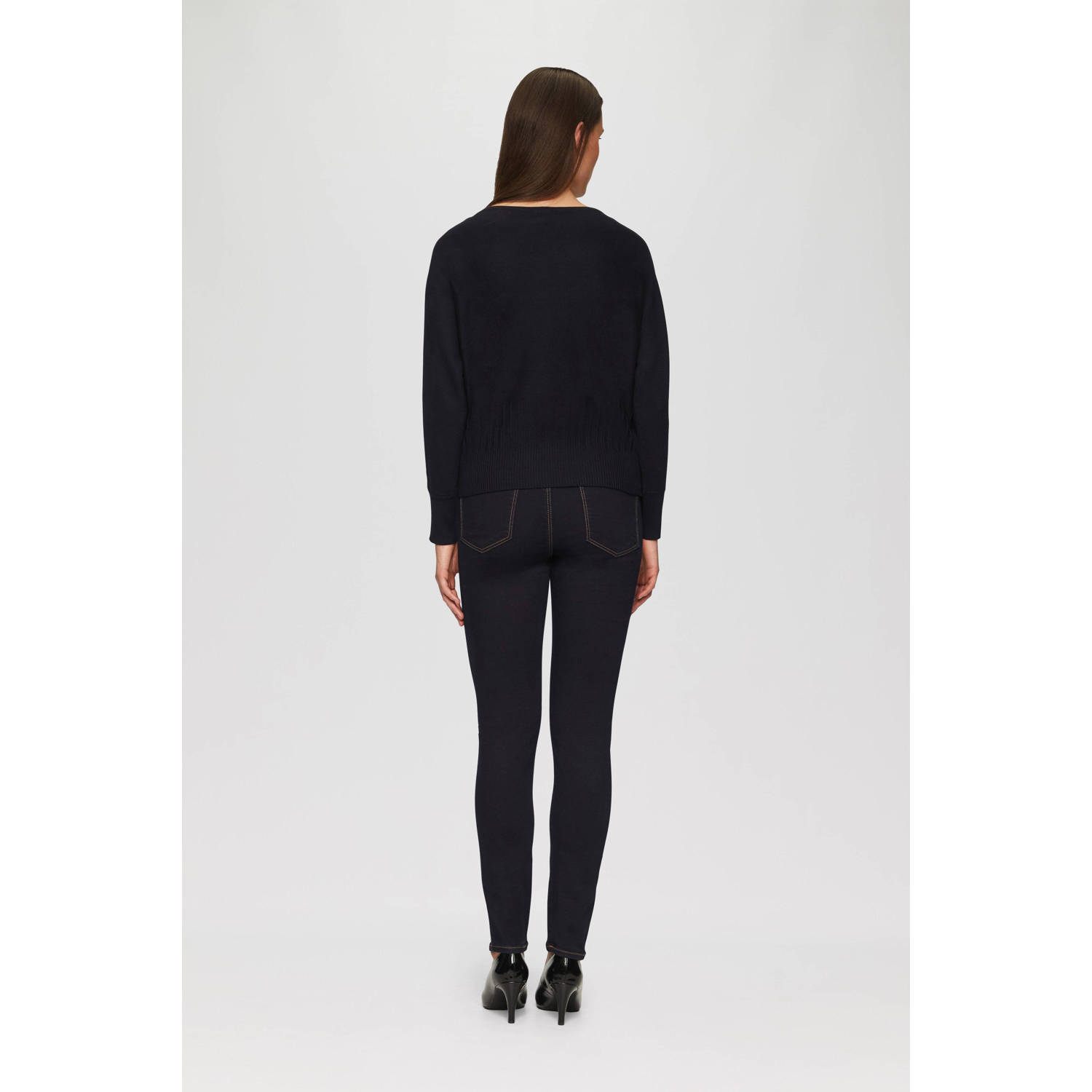 s.Oliver BLACK LABEL gebreide trui zwart