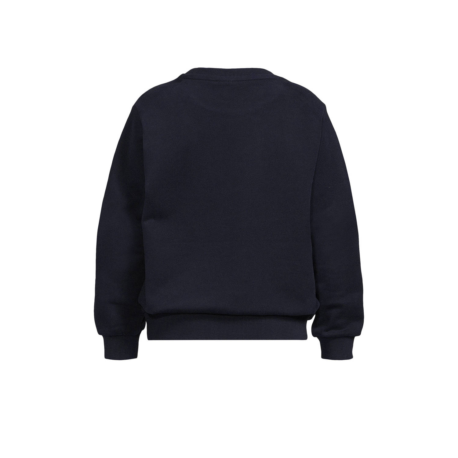 s.Oliver sweater met tekst marine