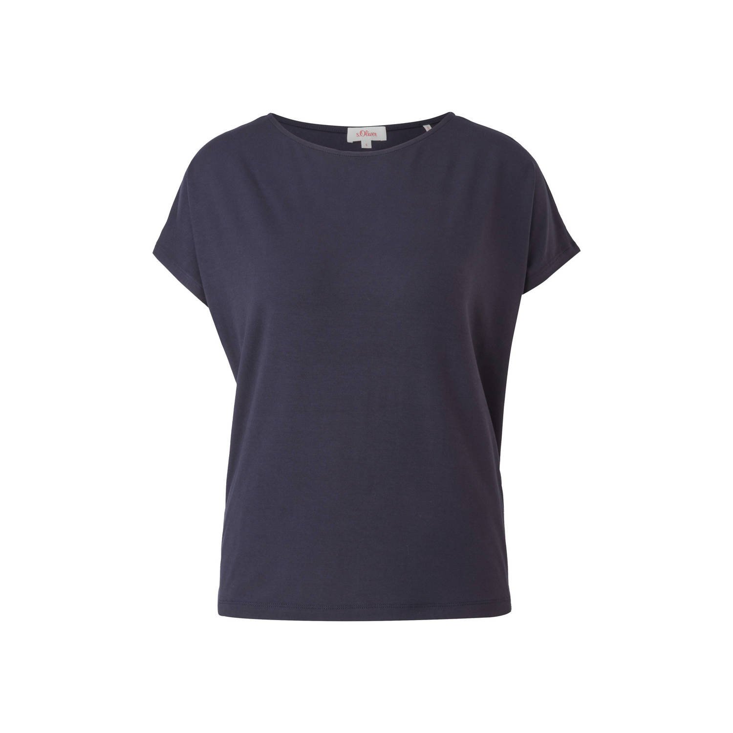 S.Oliver RED LABEL T-shirt van viscosemix met ronde hals