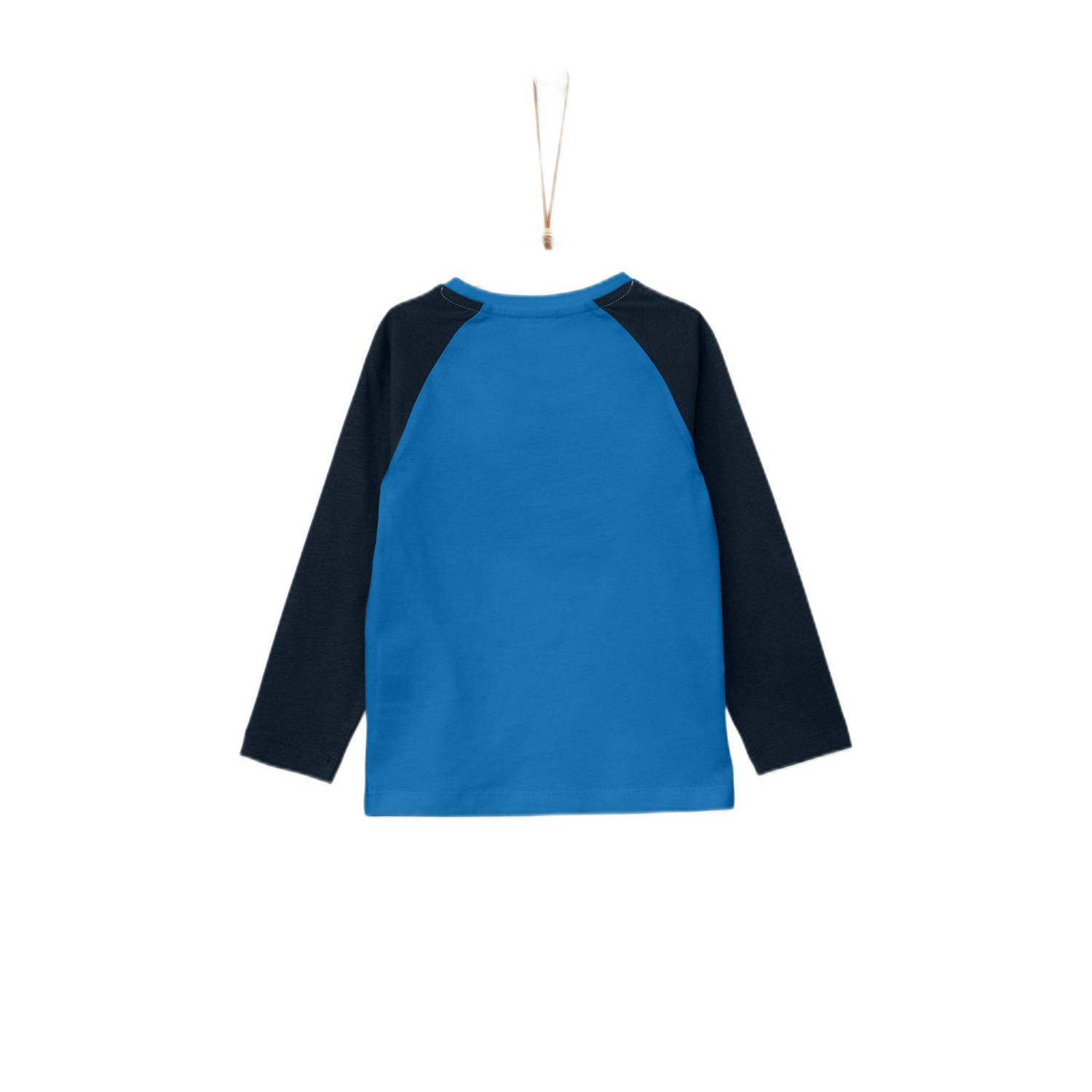 s.Oliver longsleeve met printopdruk blauw