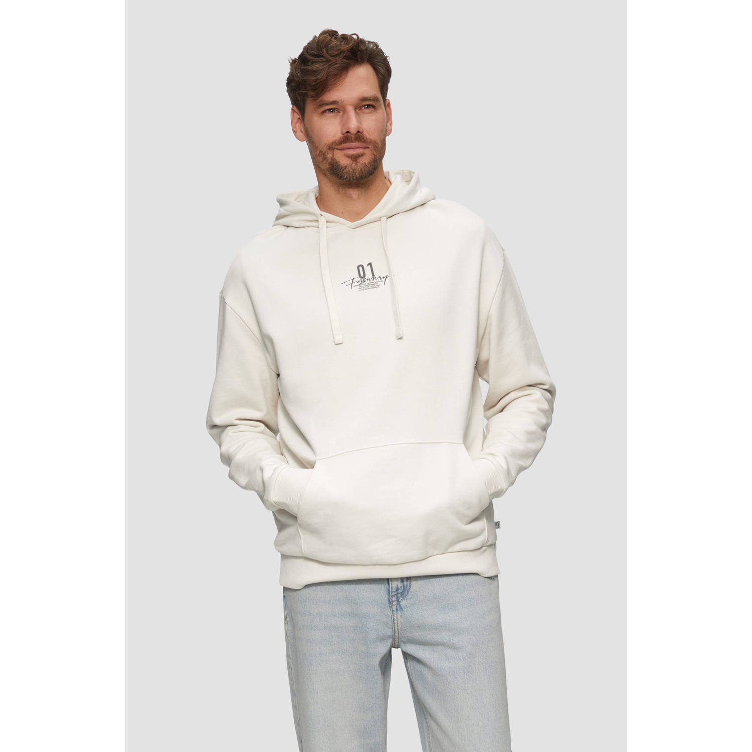 Q S by s.Oliver hoodie ecru