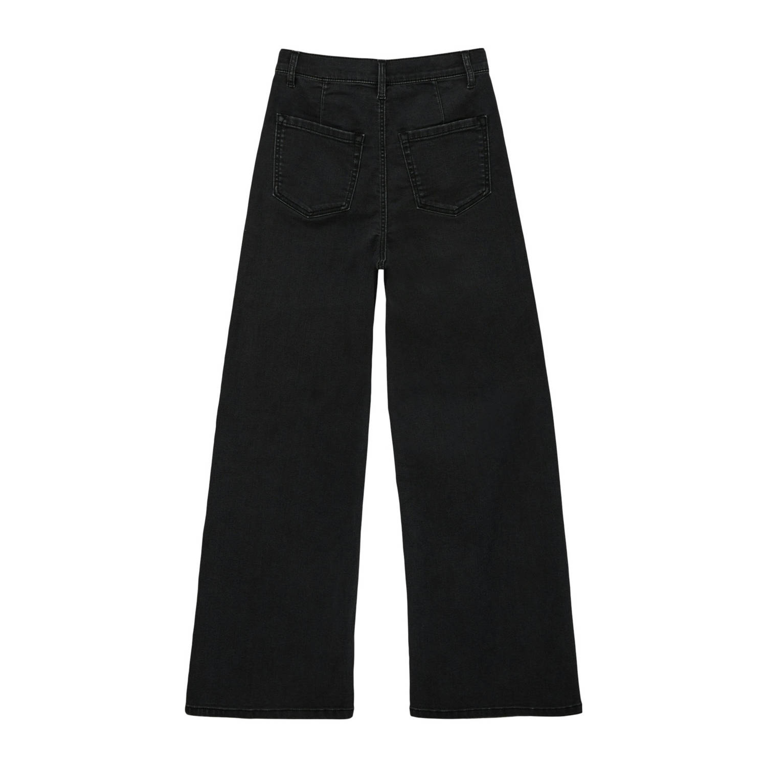 s.Oliver high waist wide leg jeans black denim SLIM