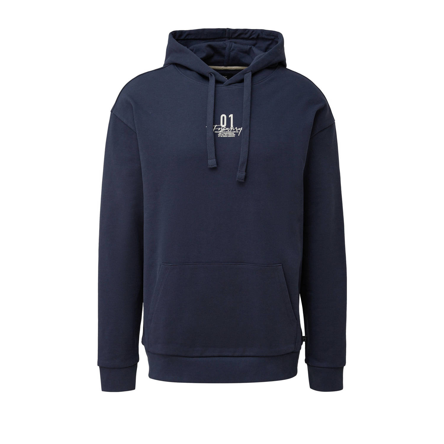 Q S by s.Oliver hoodie donkerblauw