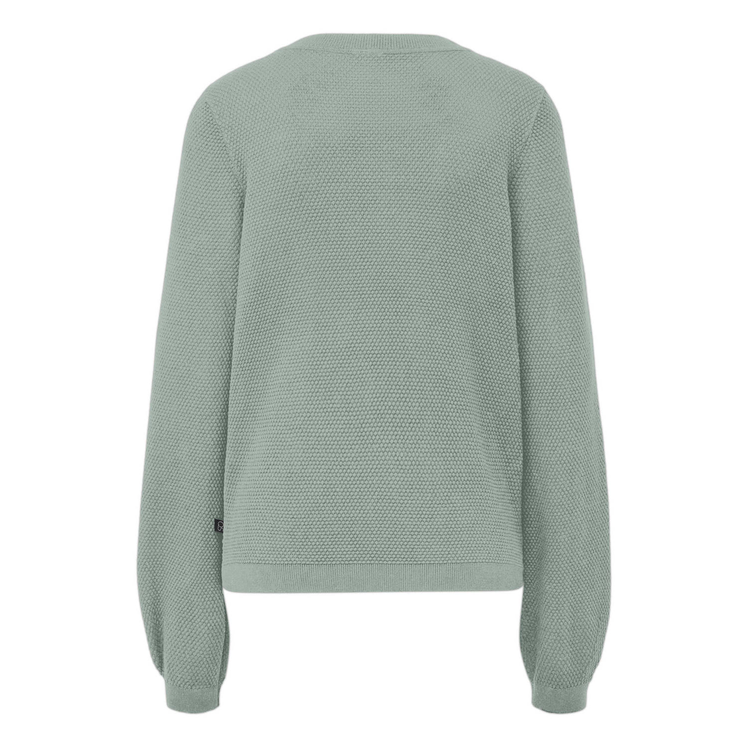 Q S by s.Oliver trui met textuur mintgroen