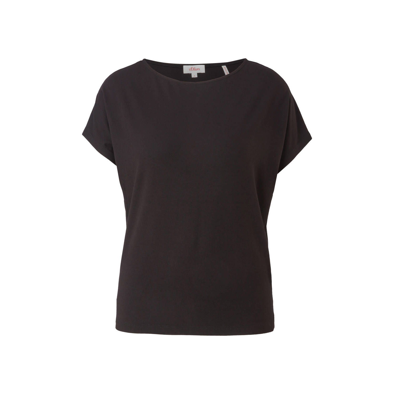 S.Oliver RED LABEL T-shirt van viscosemix met ronde hals