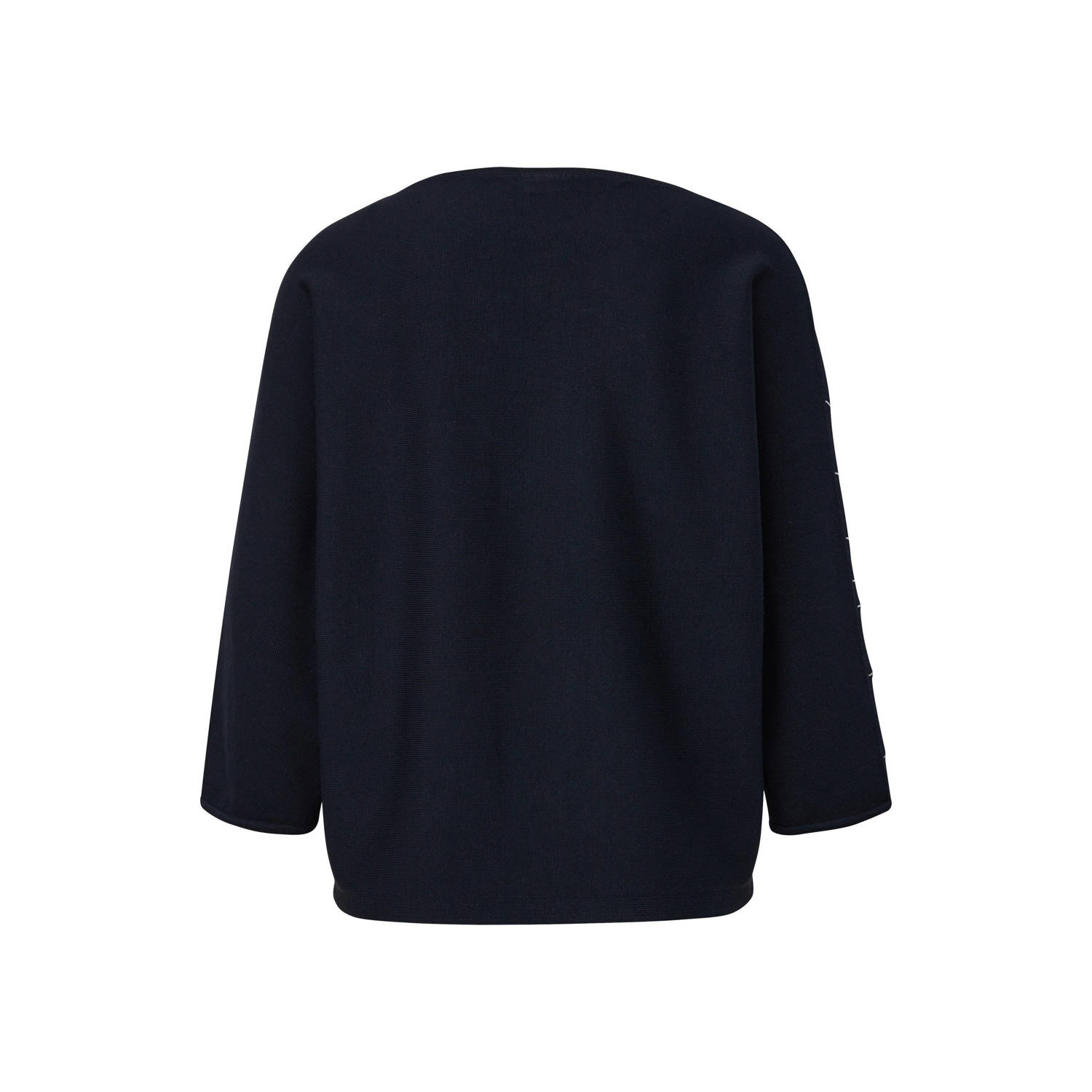 s.Oliver BLACK LABEL fijngebreide trui met all over print