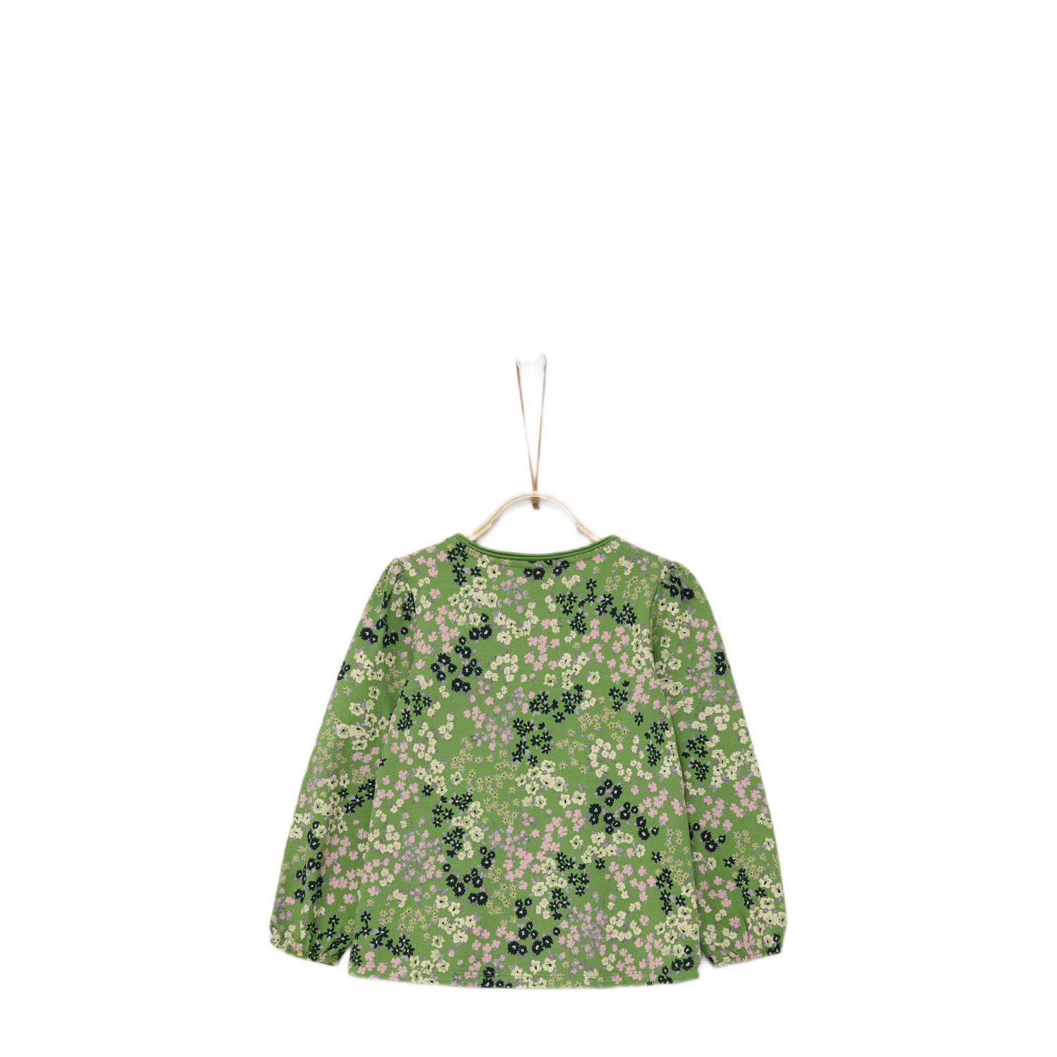s.Oliver gebloemde longsleeve groen