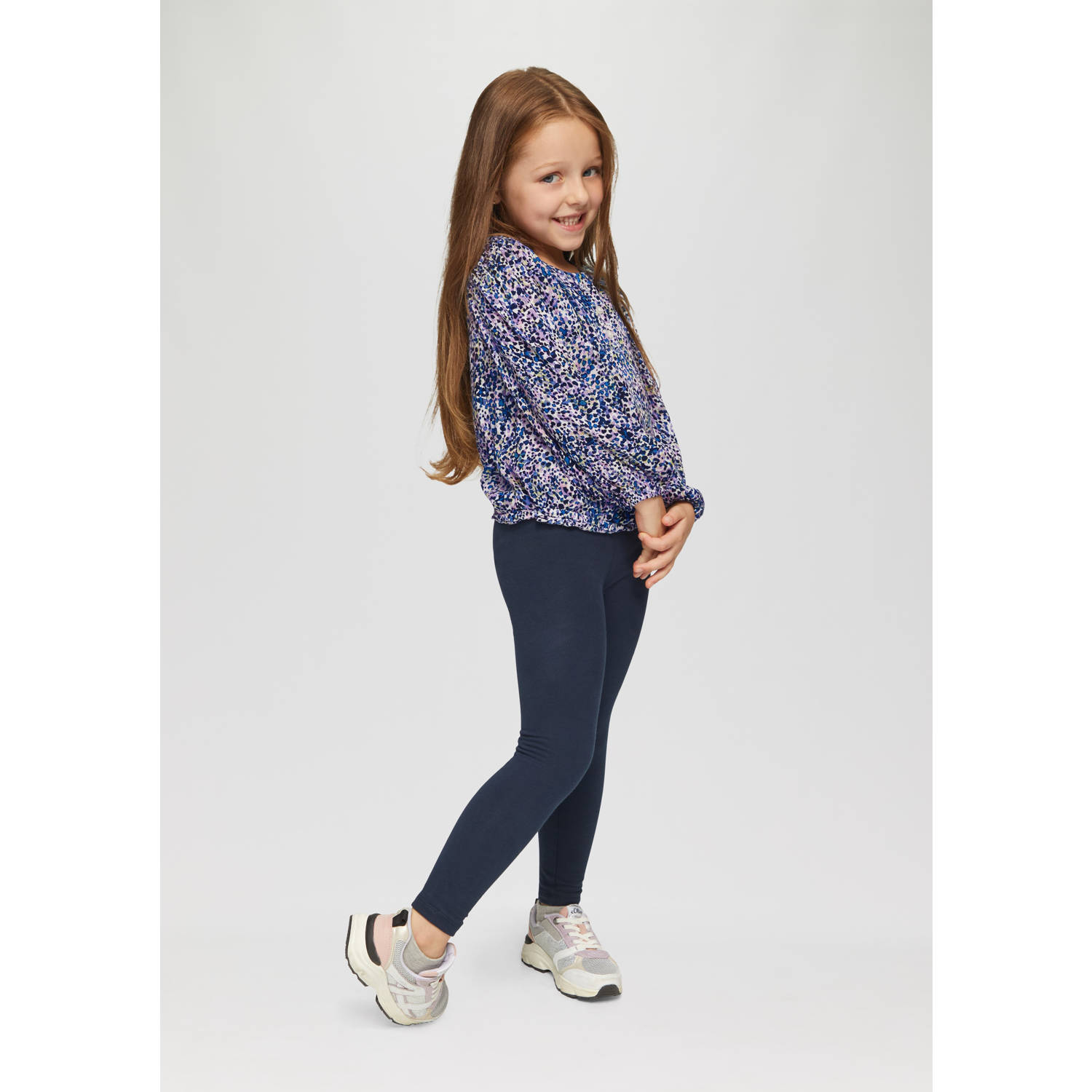 s.Oliver top met all over print multicolor