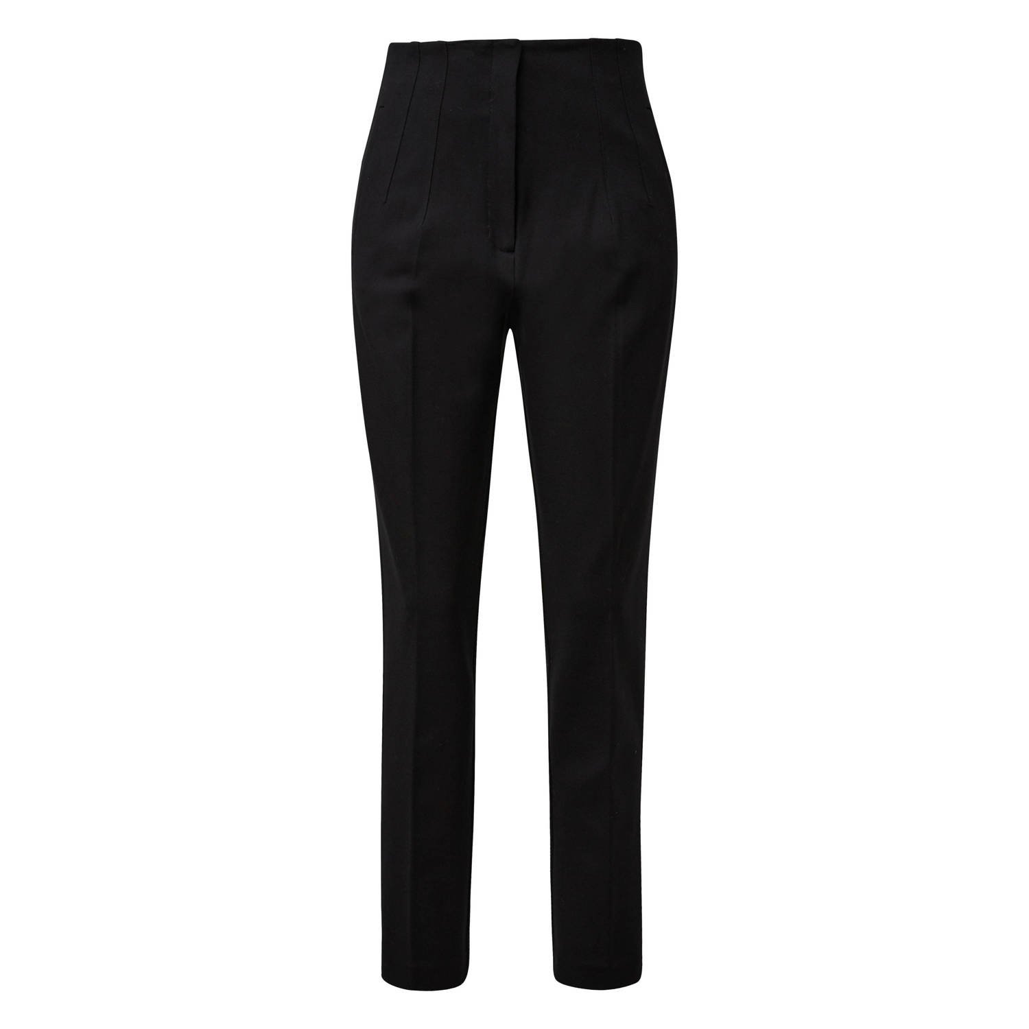 S.Oliver BLACK LABEL high waist slim fit pantalon zwart