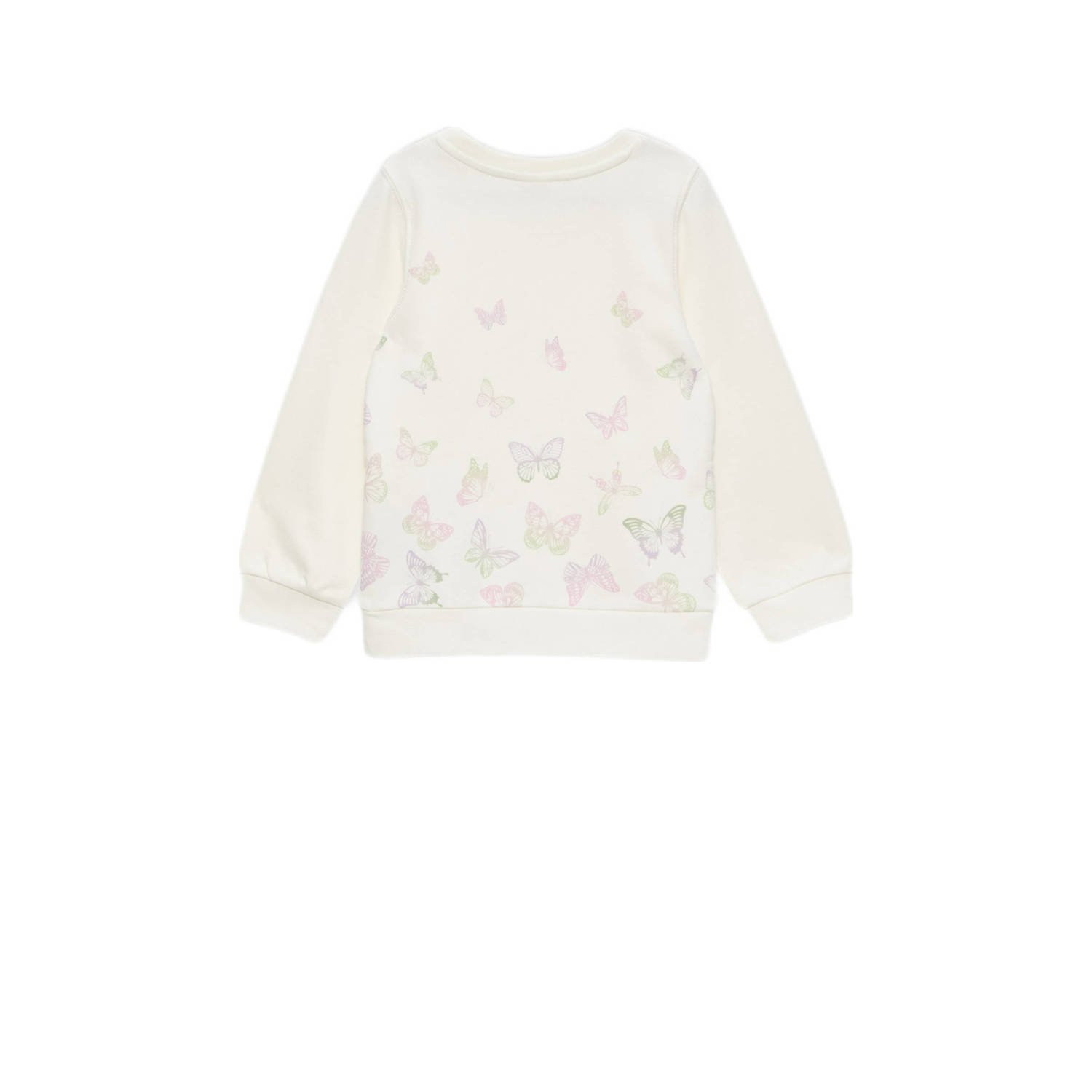 s.Oliver sweater met printopdruk wit