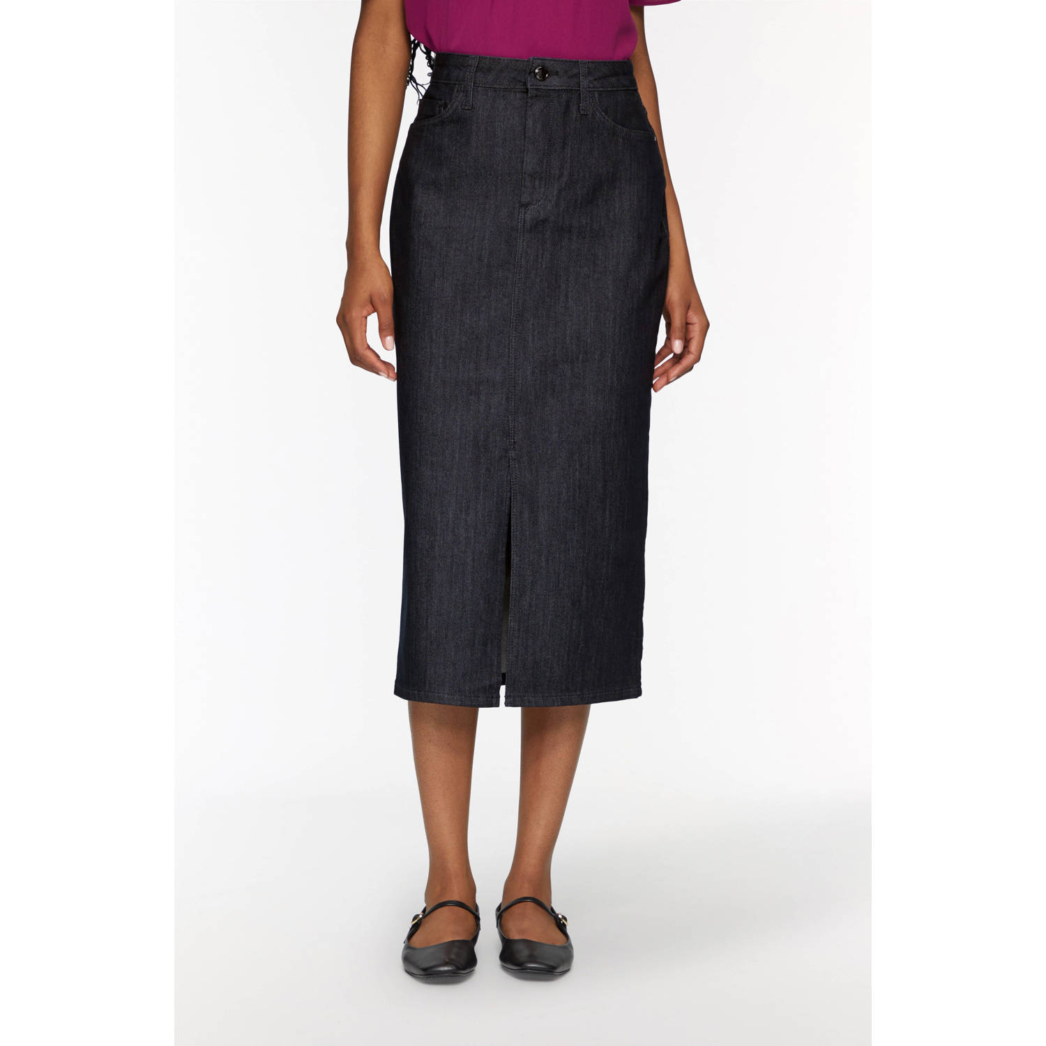 S.Oliver BLACK LABEL denim spijkerrok dark blue denim