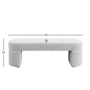 thumbnail: NOUS Living eetkamerbank Nice 145 cm