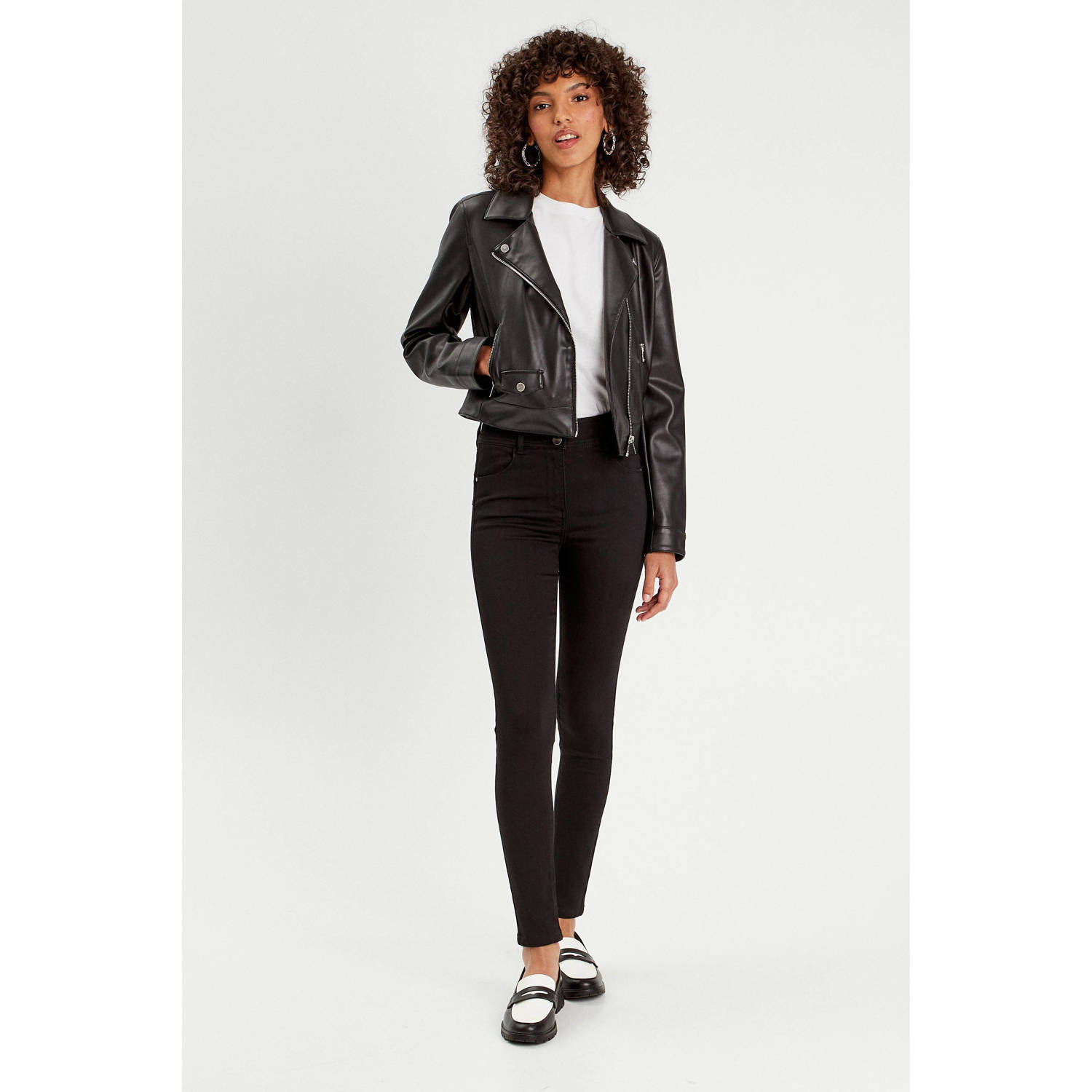 Cache skinny jeans black denim