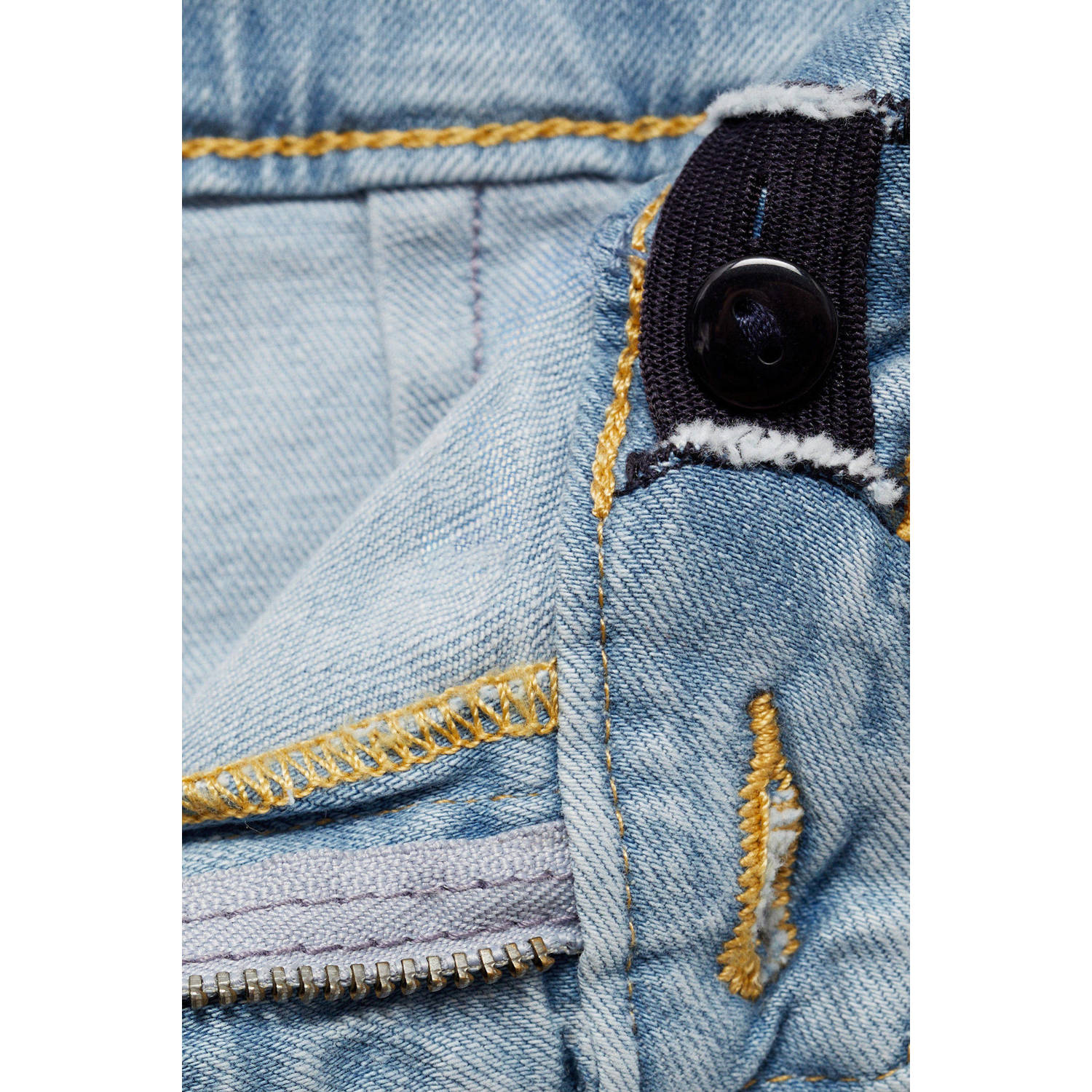 Mango Kids broek light blue denim