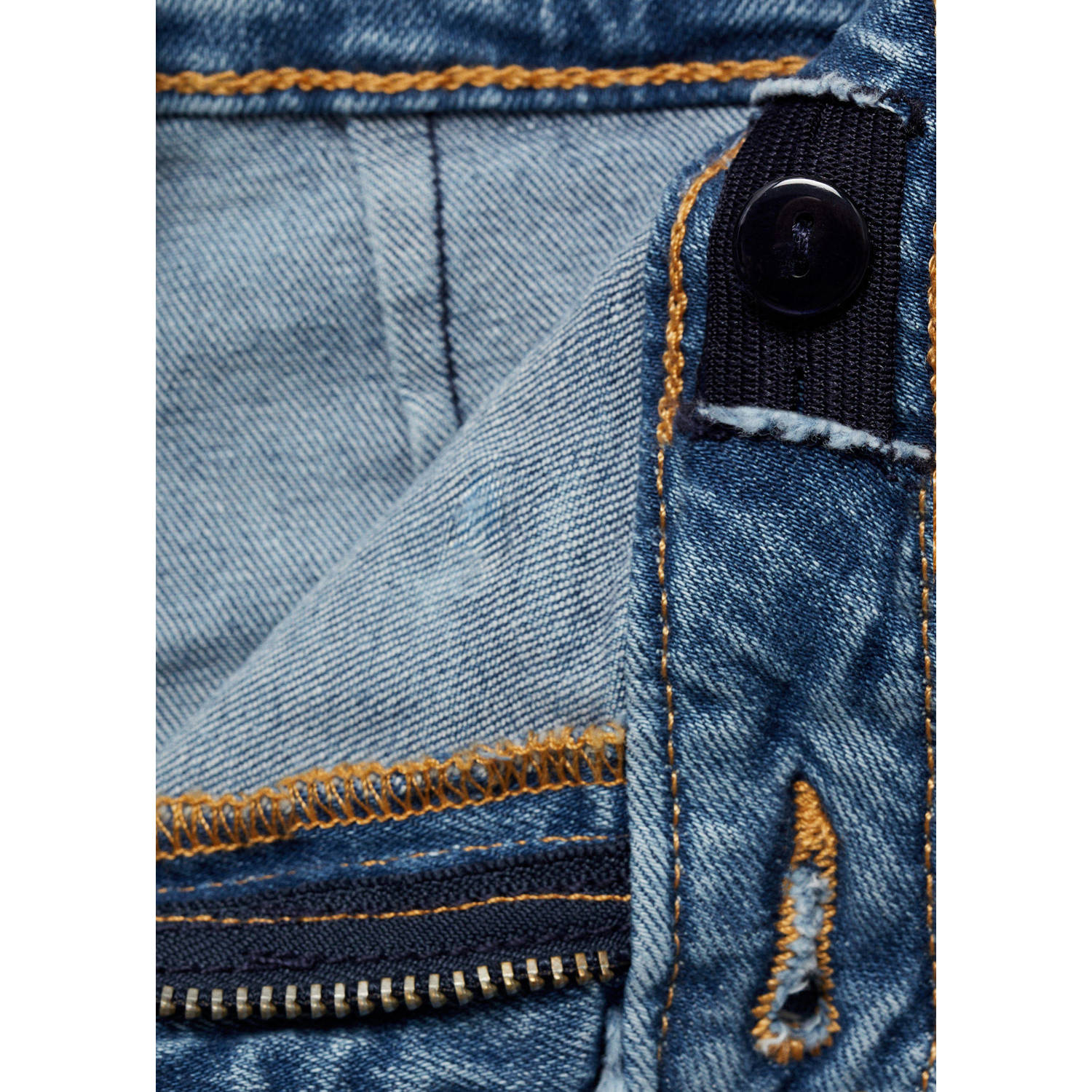 Mango Kids broek changeant blauw