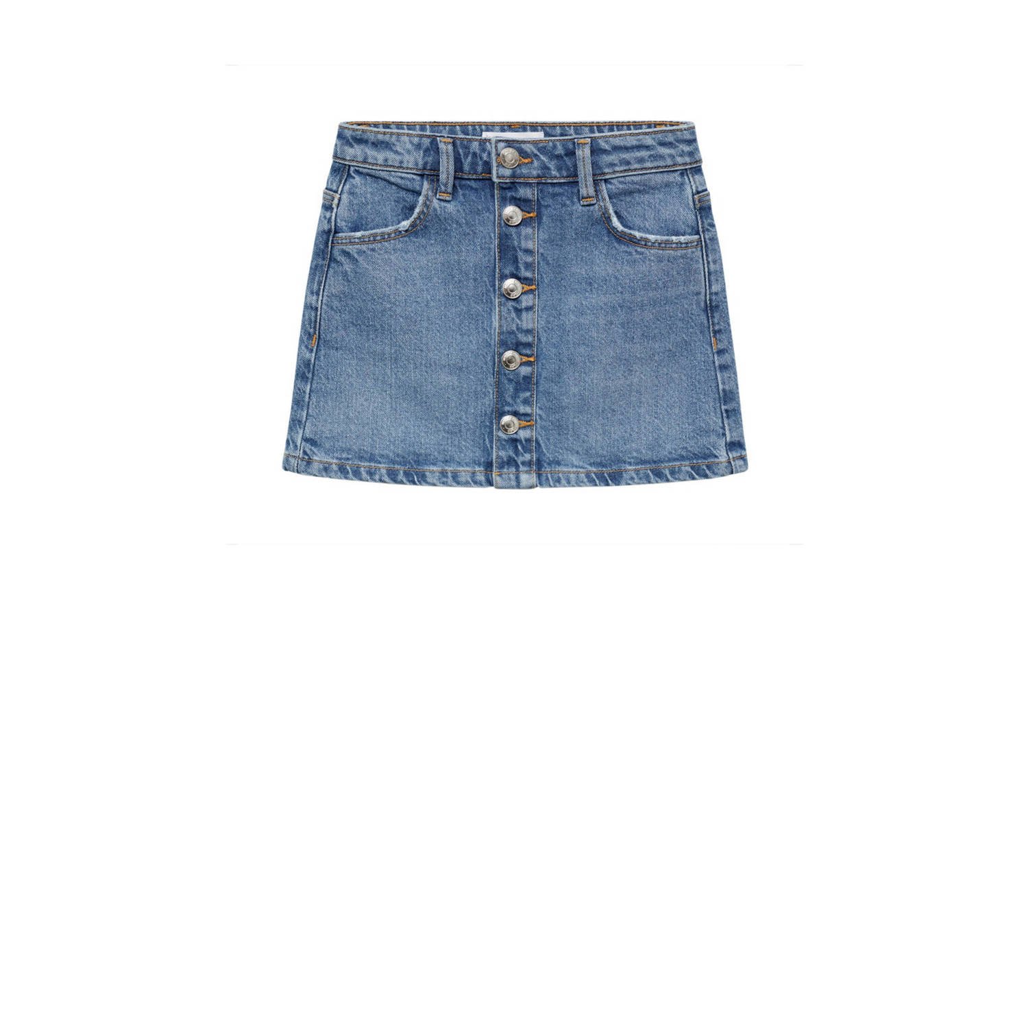 Mango Kids denim spijkerrok medium blue denim