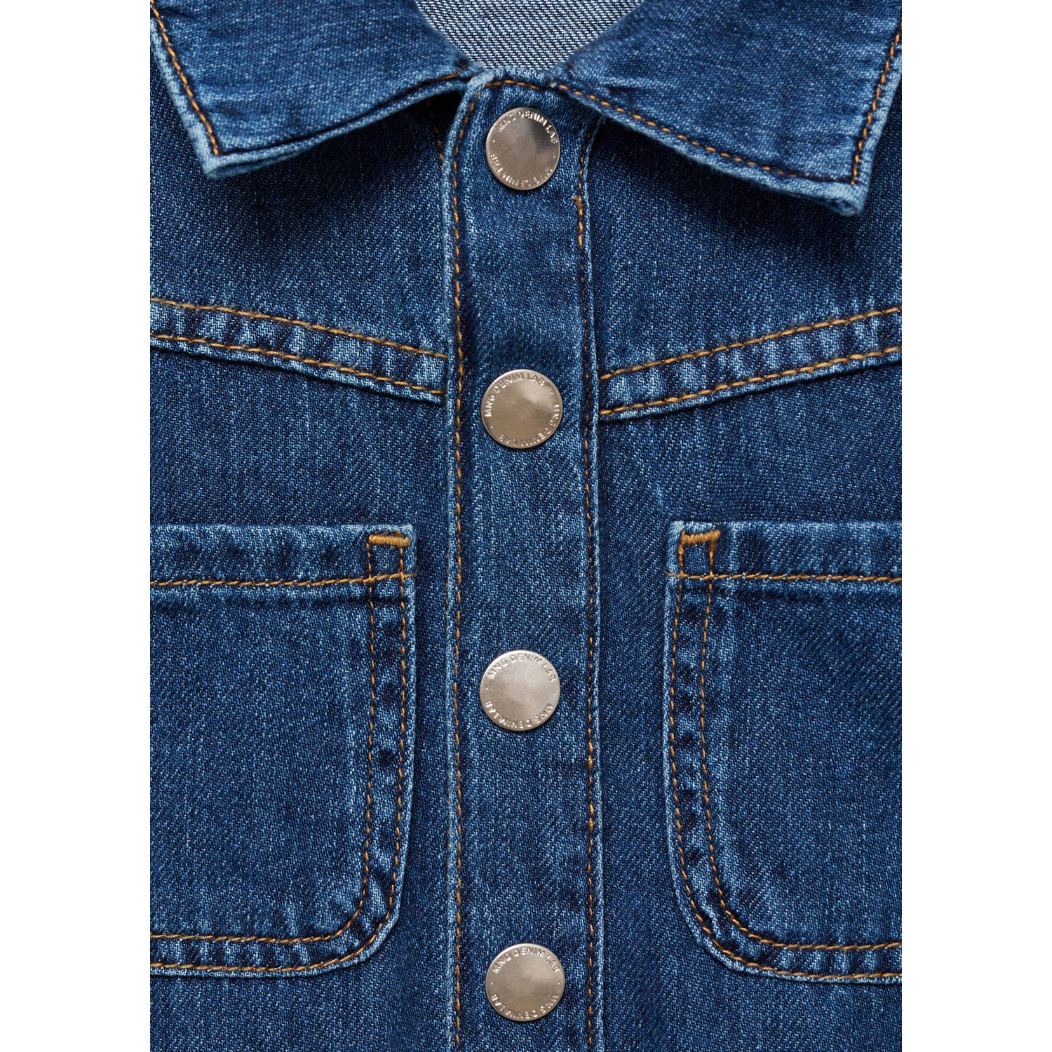 Mango Kids jumpsuit medium blue denim
