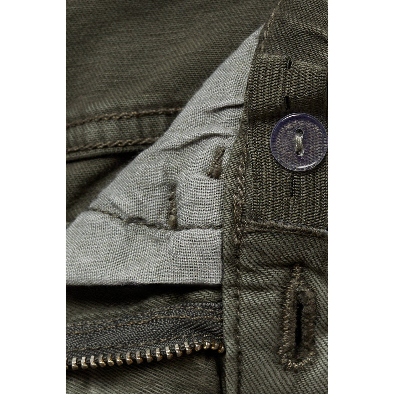 Mango Kids flared jeans middengroen