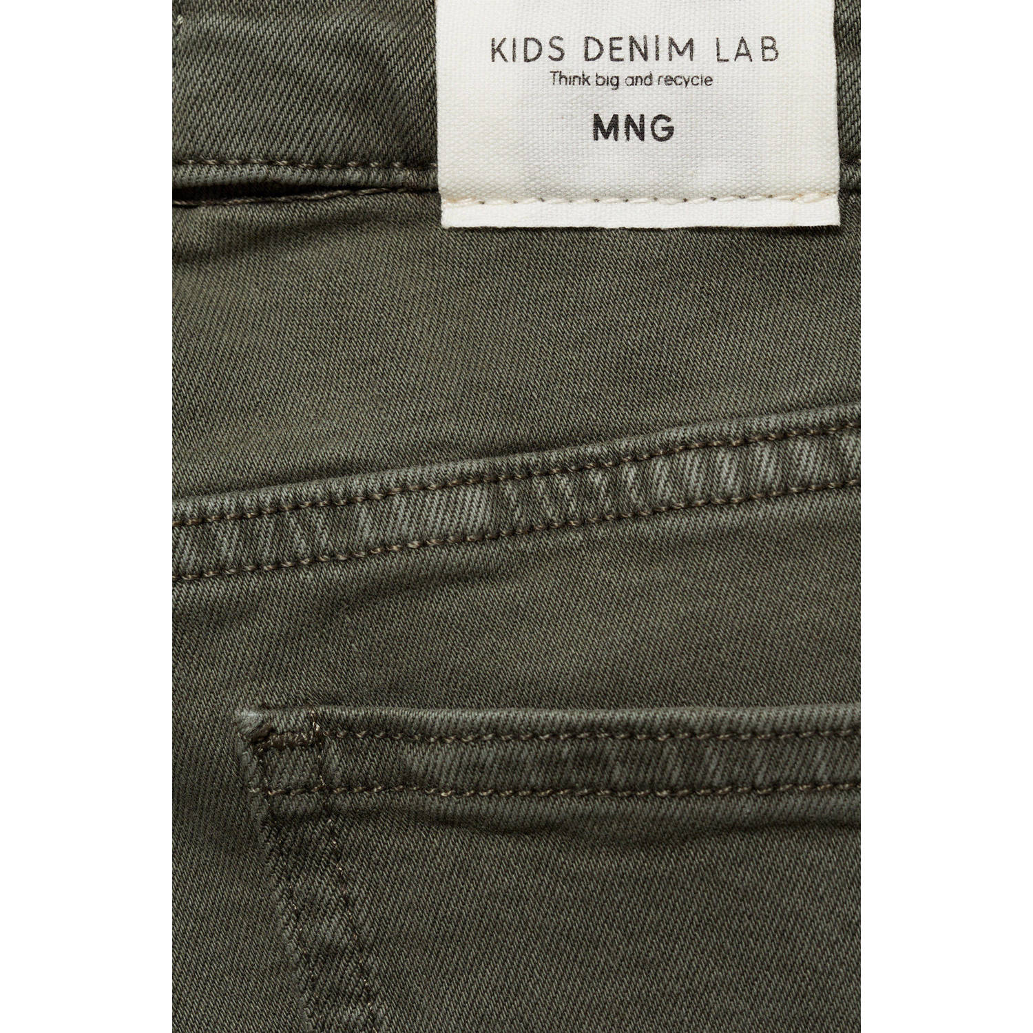 Mango Kids flared jeans middengroen