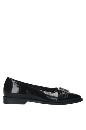lakleren loafers zwart