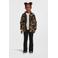 Liewood teddy winterjas Nolan met panterprint bruin/zwart