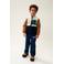 Liewood teddy tussenjas Nolan blauw/bruin/wit