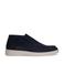 Manfield suède enkelboots donkerblauw