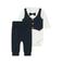 NAME IT BABY romper + broek NBMADAM antraciet/wit