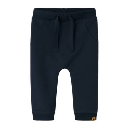 NAME IT BABY baby regular fit broek NBNTAKKI donkerblauw afbeelding