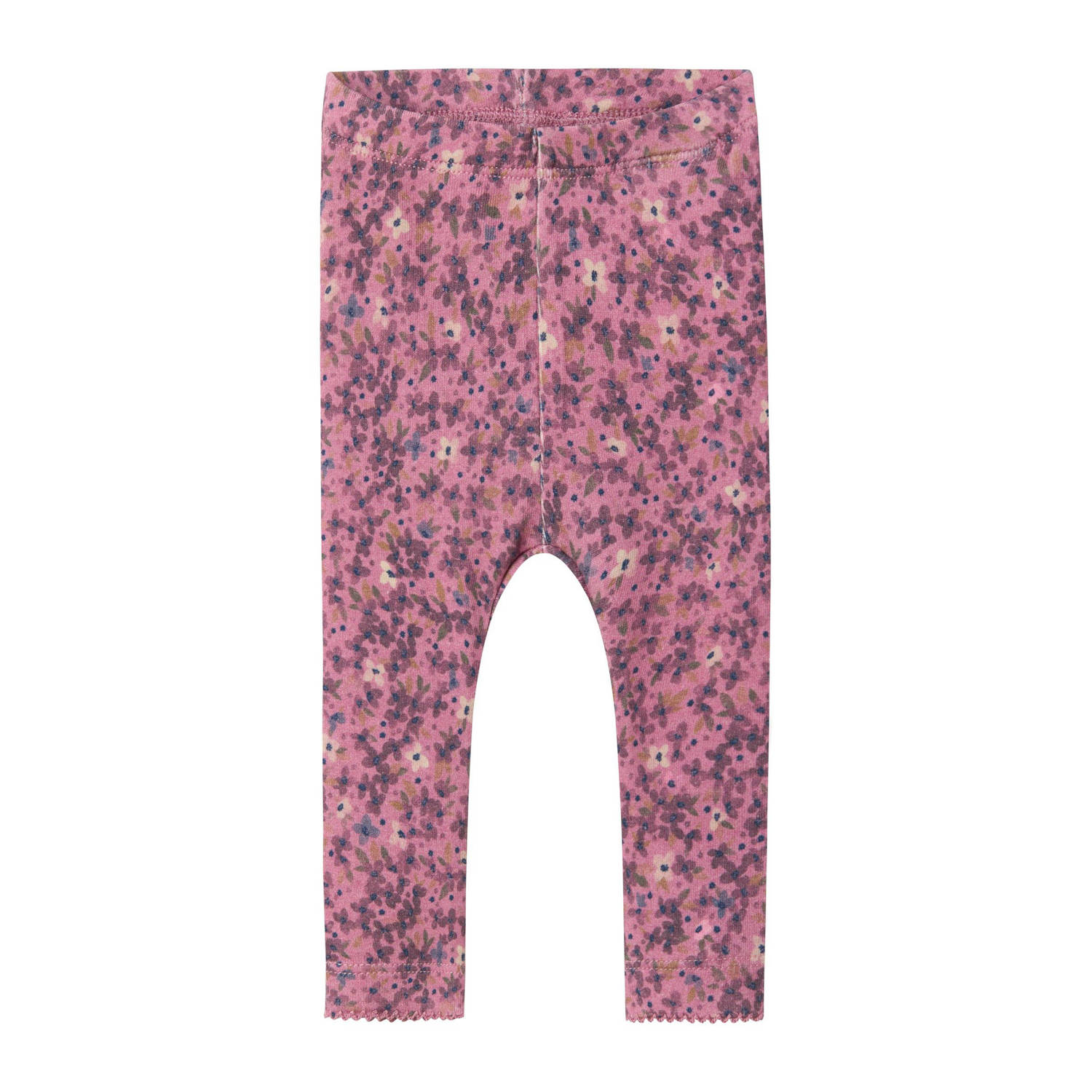 Name it BABY gebloemde legging roze Meisjes Stretchkatoen Bloemen 68