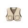 LIL' ATELIER BABY teddy gilet beige/bruin