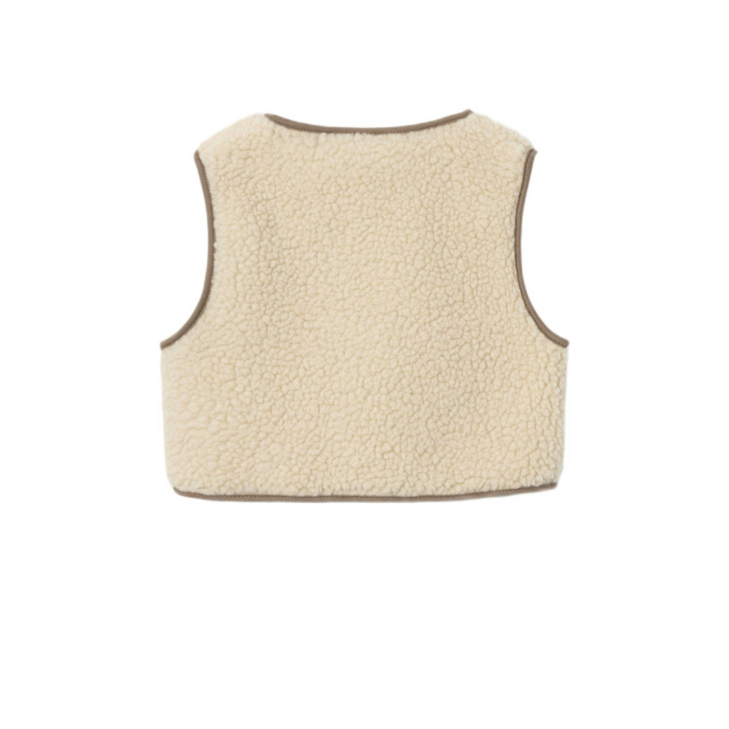 LIL' ATELIER MINI gilet NMMJONO beige bruin