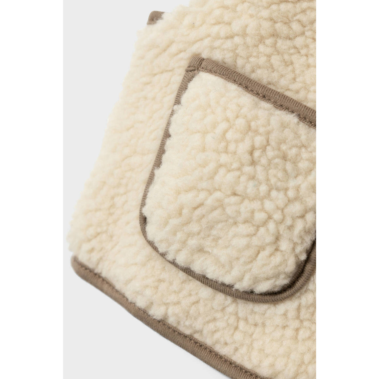 LIL' ATELIER MINI gilet NMMJONO beige bruin