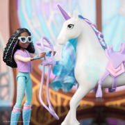 thumbnail: Unicorn Academy - Layla & Glacier met 2 rijaccessoires en borstel - Speelfigurenset
