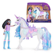 thumbnail: Unicorn Academy - Layla & Glacier met 2 rijaccessoires en borstel - Speelfigurenset