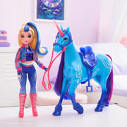thumbnail: Unicorn Academy - Isabel-pop van 24 cm met 5 modeaccessoires en borstel