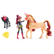 thumbnail: Unicorn Academy Valentina & Cinder met 2 rijaccessoires en borstel - Speelfigurenset