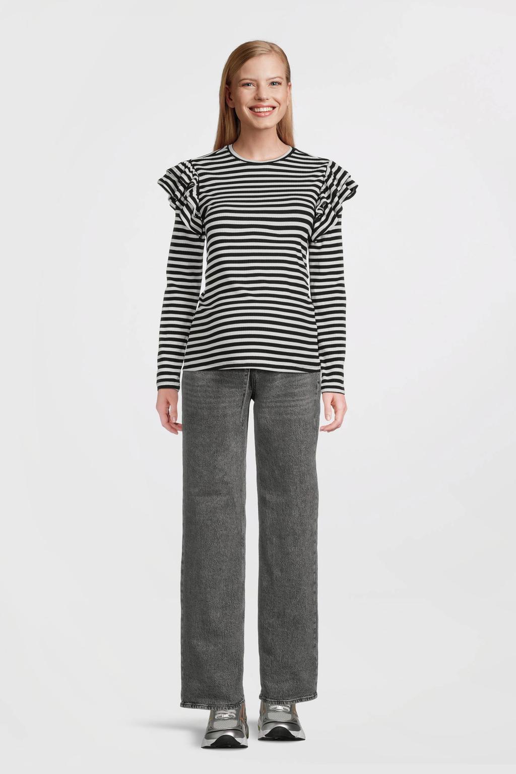 VERO MODA MATERNITY zwangerschaps wide leg jeans VMMTESSA medium grey denim