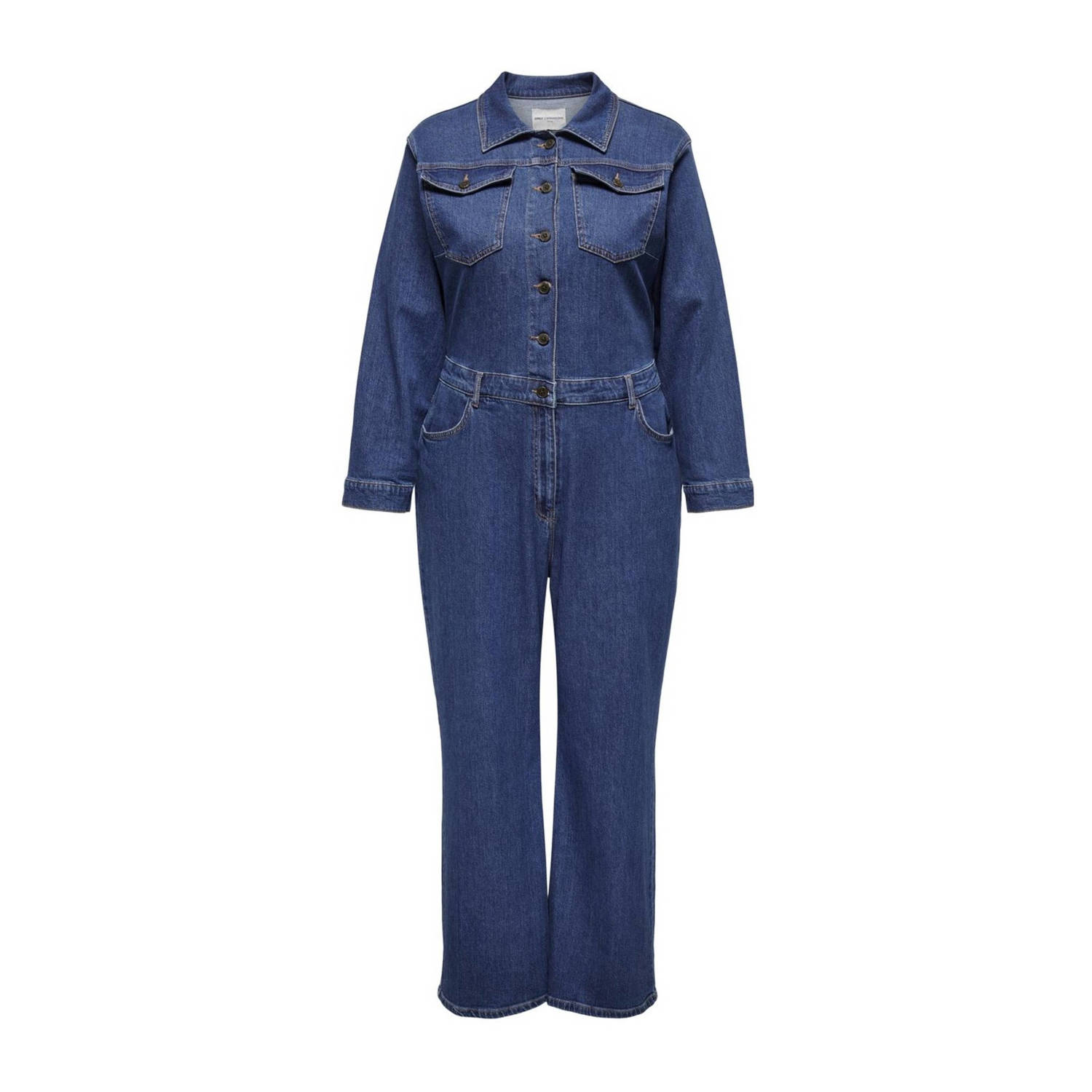 ONLY CARMAKOMA jumpsuit CARPOPPY dark blue denim
