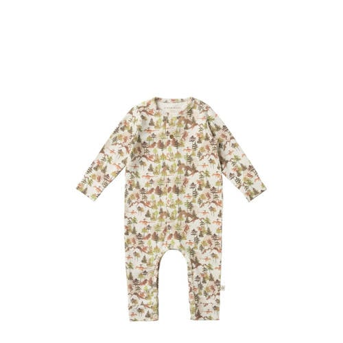 Your Wishes baby boxpak met all over print wit/bruin/groen afbeelding