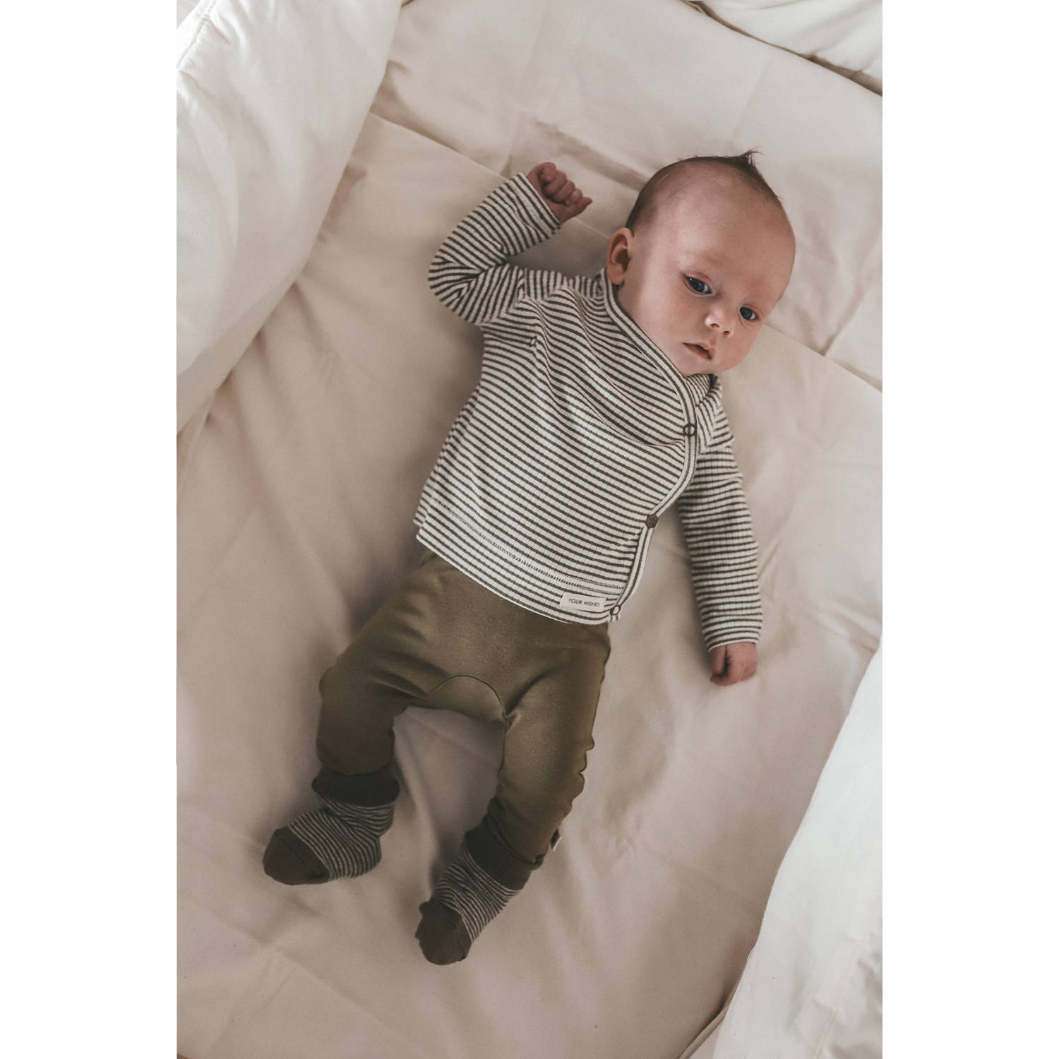 Your Wishes baby broek olijfgroen