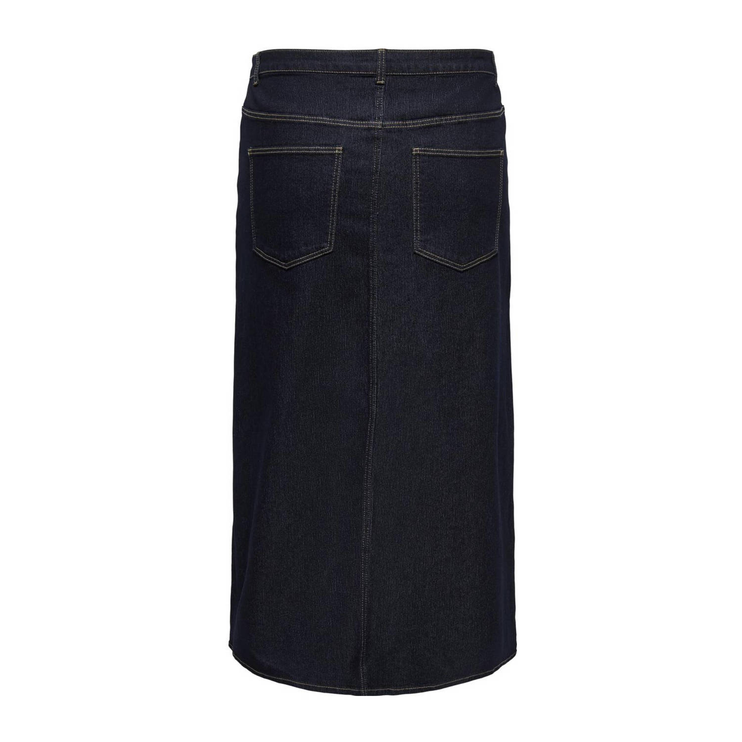 ONLY CARMAKOMA spijkerrok CARVERA dark blue denim
