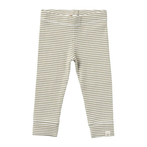 Your Wishes baby gestreepte broek olijfgroen/wit afbeelding