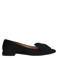 Manfield suède loafers zwart