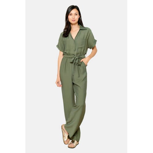 LOLALIZA jumpsuit donkergroen afbeelding