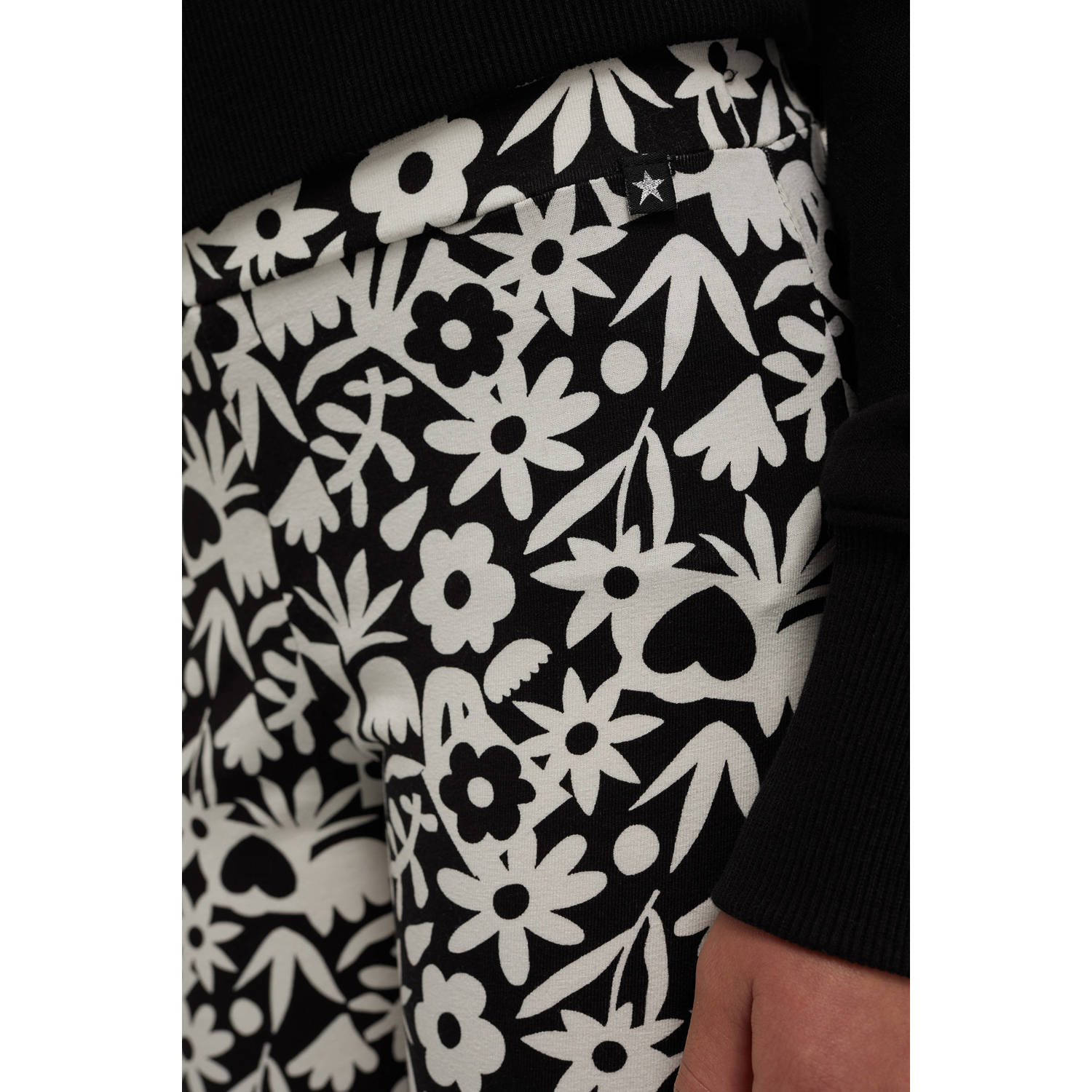 WE Fashion slim fit cycling short biker short met dierenprint