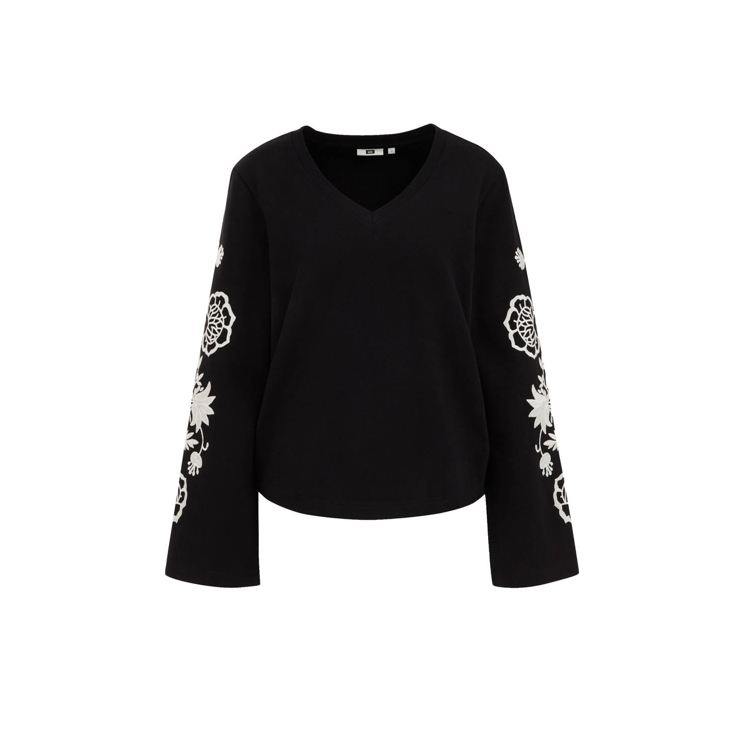 WE Fashion sweater zwart wit