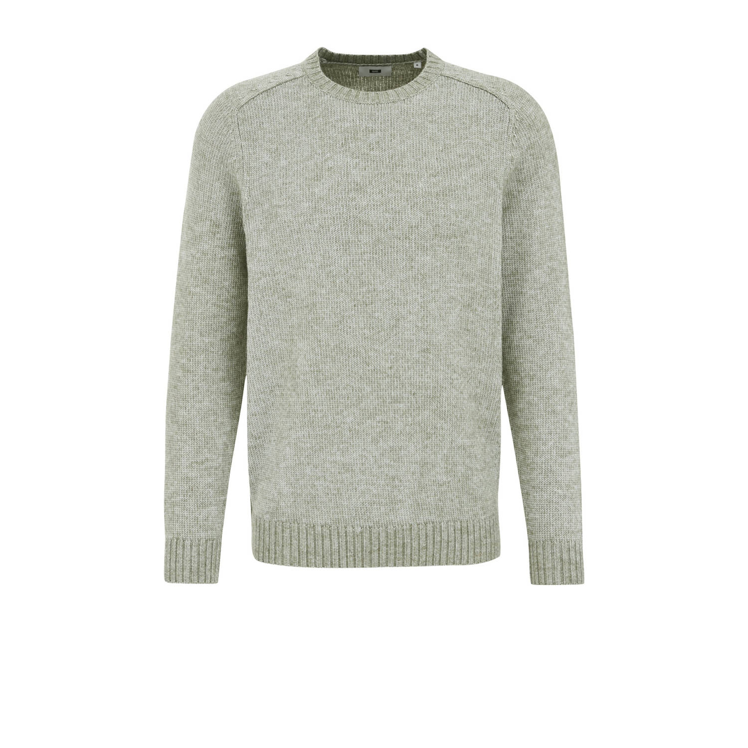WE Fashion wollen gebreide trui lichtgroen