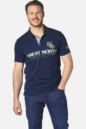 polo GIZUR Plus Size met printopdruk